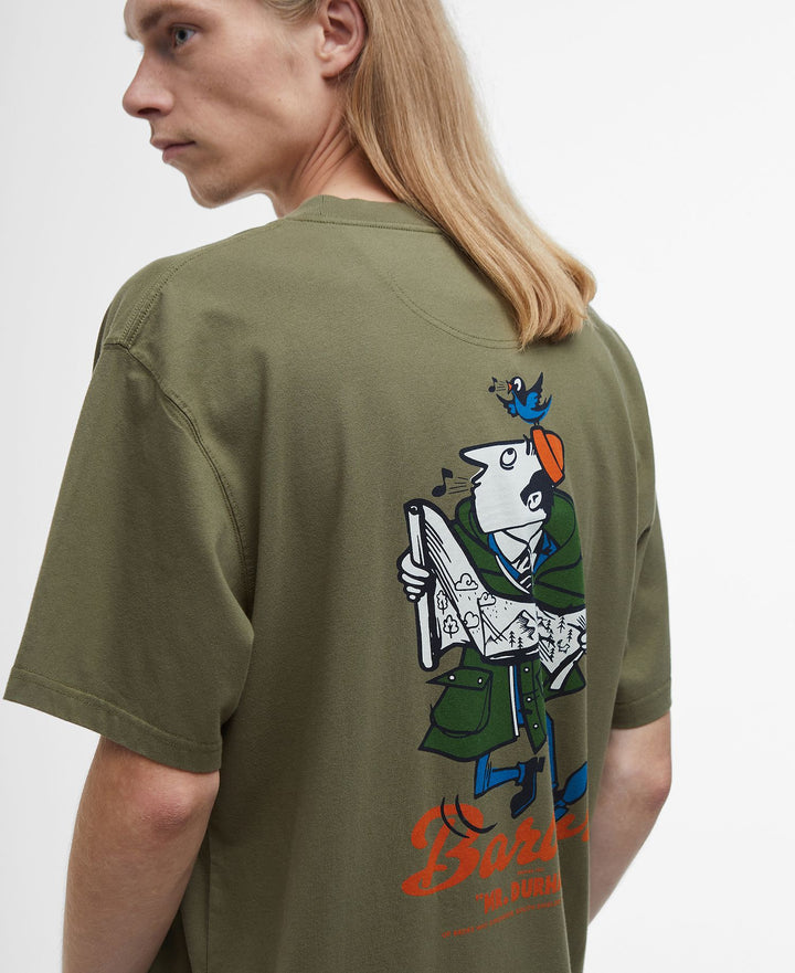 Barbour Regence OS Fit Graphic T-Shirt/Majica MTS1402