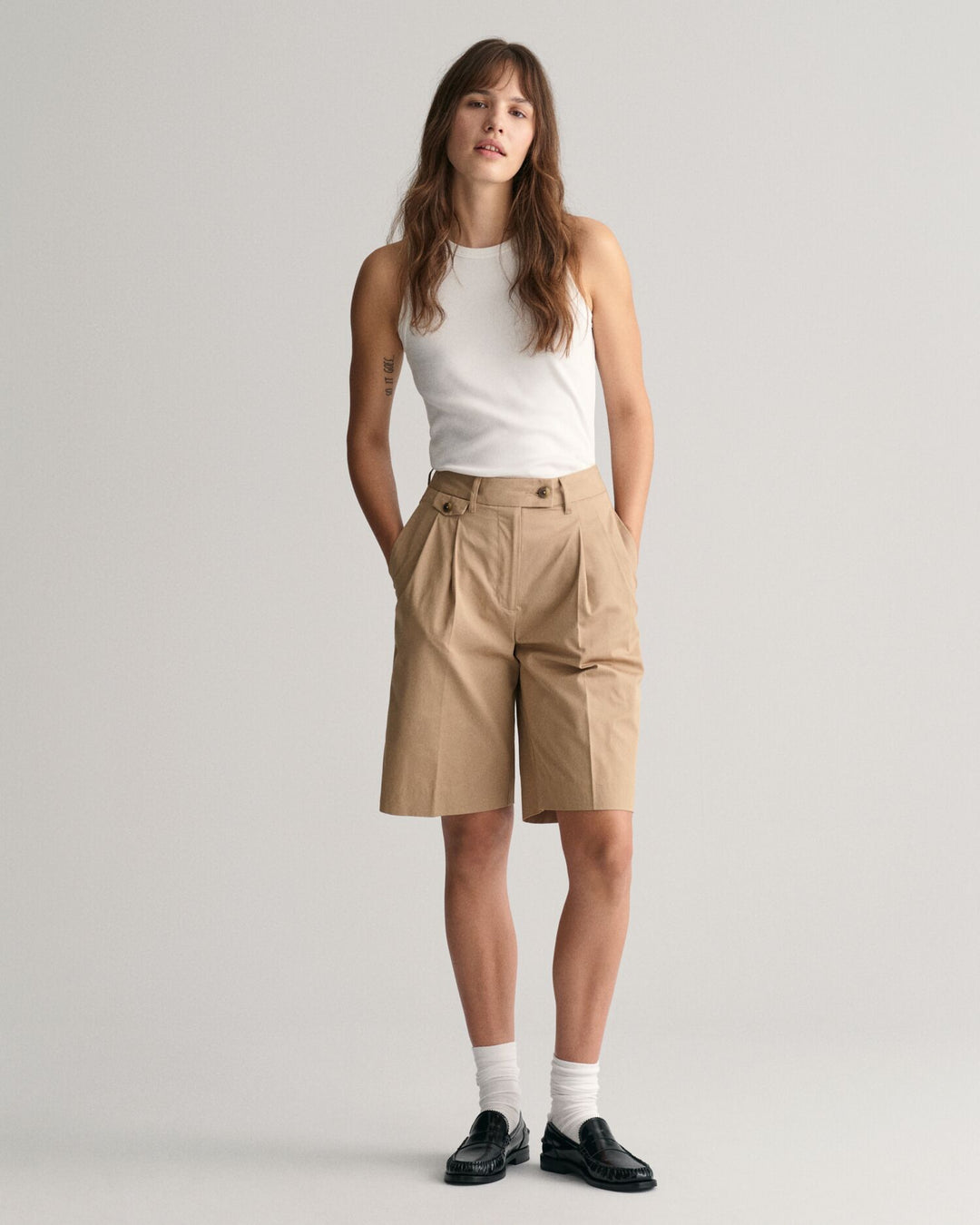 GANT Rel Pleated Chino Shorts/Bermude 4020093