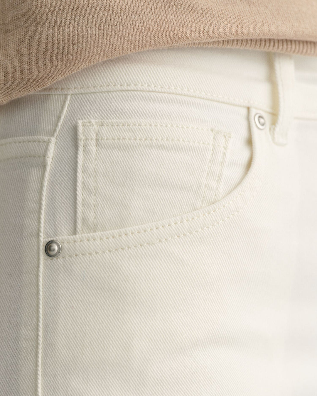 GANT Slim Cropped White Jeans/Traperice 4100224