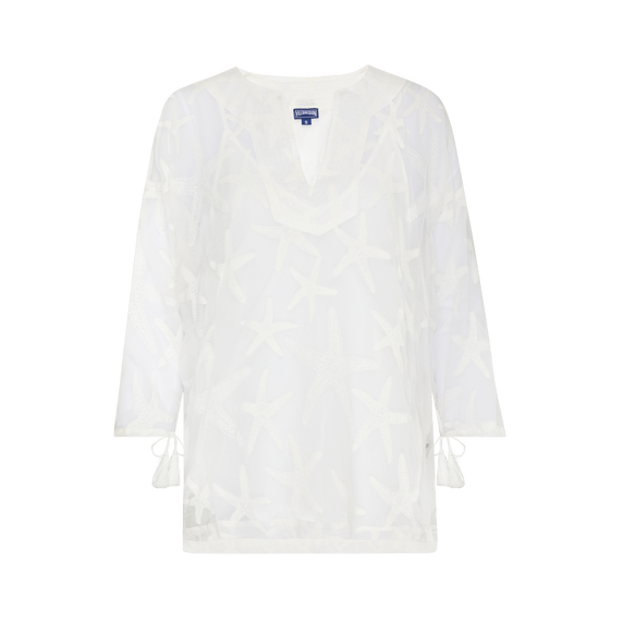 Vilebrequin Silk Shirt Starfish Transparent Effect/Košulja ORNCW502