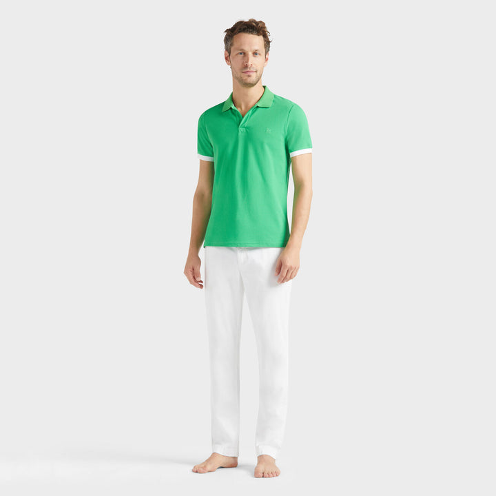 Vilebrequin Organic Cotton Pique Polo Shirt Solid/Polo majica PLTAN100