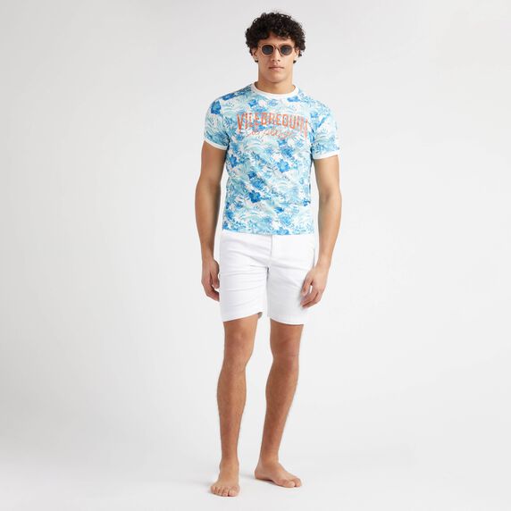 Vilebrequin Tencel Bermuda Shorts Solid/Bermude PNCAX175