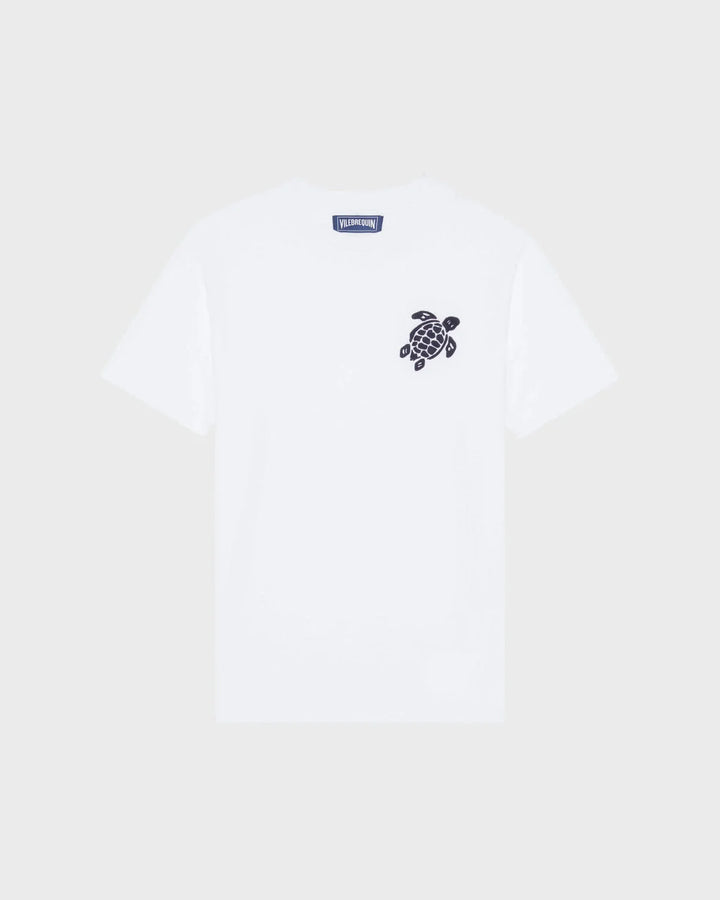 Vilebrequin Organic Cotton T-shirt Big Turtle Embroidery/Majica PSLCM919