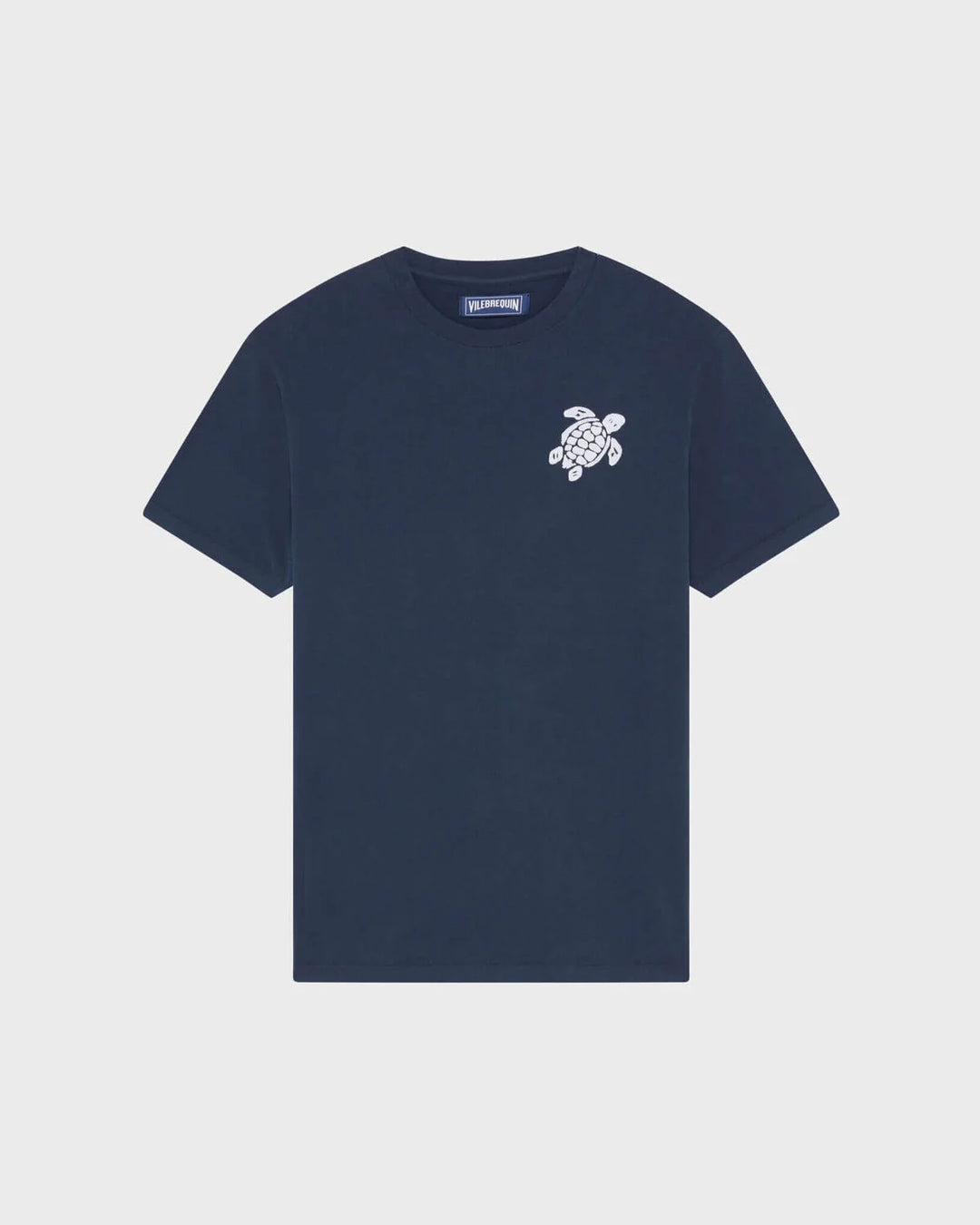 Vilebrequin Organic Cotton T-shirt Big Turtle Embroidery/Majica PSLCM919