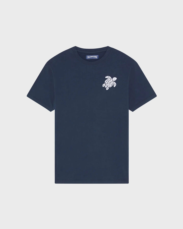 Vilebrequin Organic Cotton T-shirt Big Turtle Embroidery/Majica PSLCM919