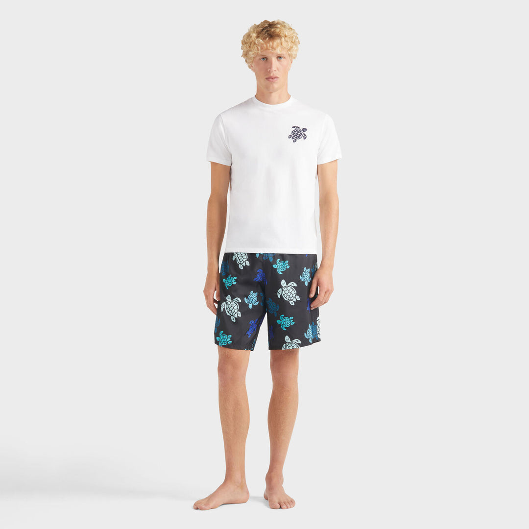 Vilebrequin Organic Cotton T-shirt Embroidered Turtle/Majica PTSCM919
