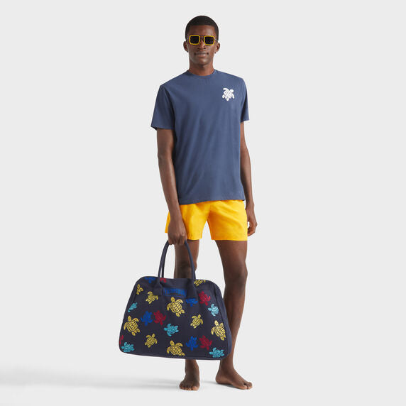 Vilebrequin Organic Cotton T-shirt Embroidered Turtle/Majica PTSCM919