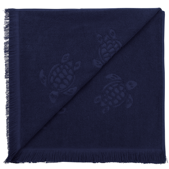 Vilebrequin Towel in Organic Cotton Turtles Jacquard/Ručnik STHU1201
