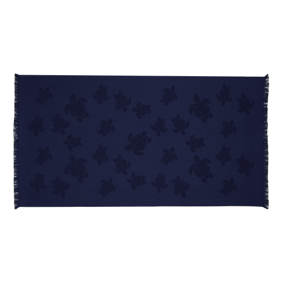 Vilebrequin Towel in Organic Cotton Turtles Jacquard/Ručnik STHU1201