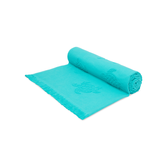 Vilebrequin Towel in Organic Cotton Turtles Jacquard/Ručnik STHU1201