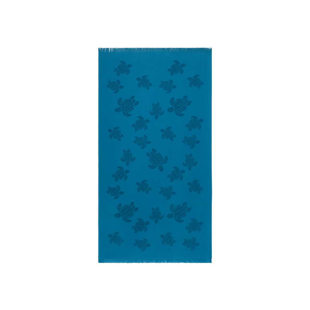 Vilebrequin Towel in Organic Cotton Turtles Jacquard/Ručnik STHU1201