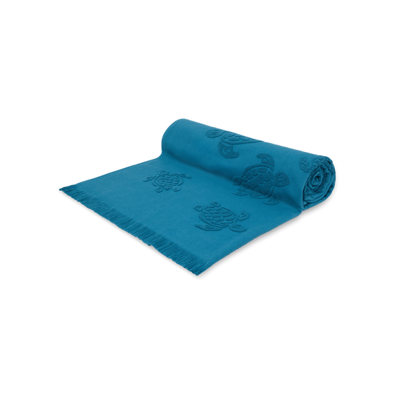 Vilebrequin Towel in Organic Cotton Turtles Jacquard/Ručnik STHU1201