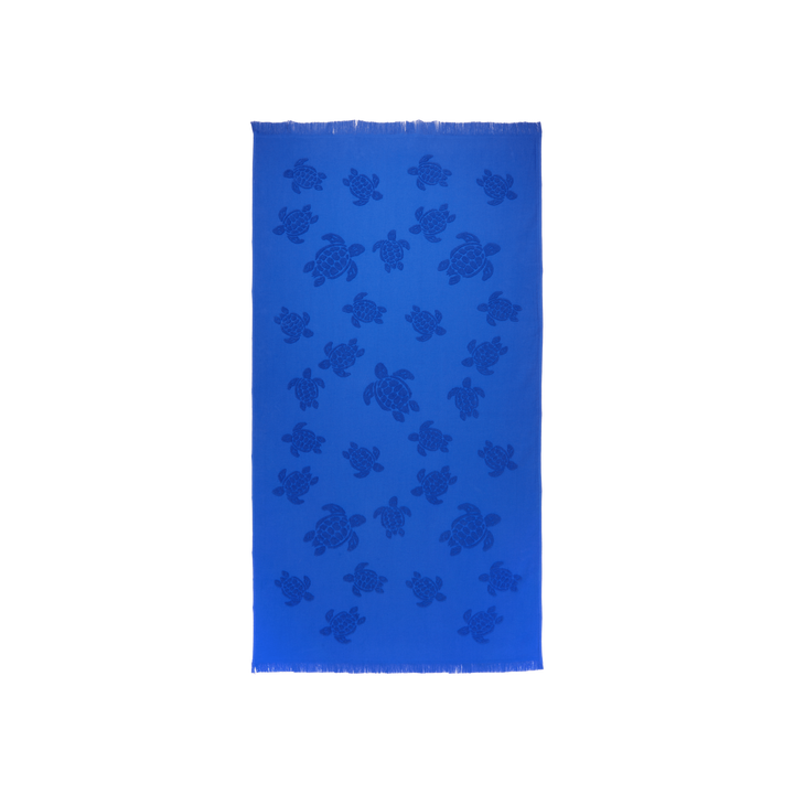 Vilebrequin Towel in Organic Cotton Turtles Jacquard/Ručnik STHU1201