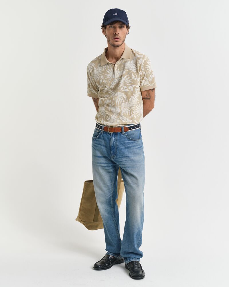 GANT Printed Ss Polo/Polo majica 2014038