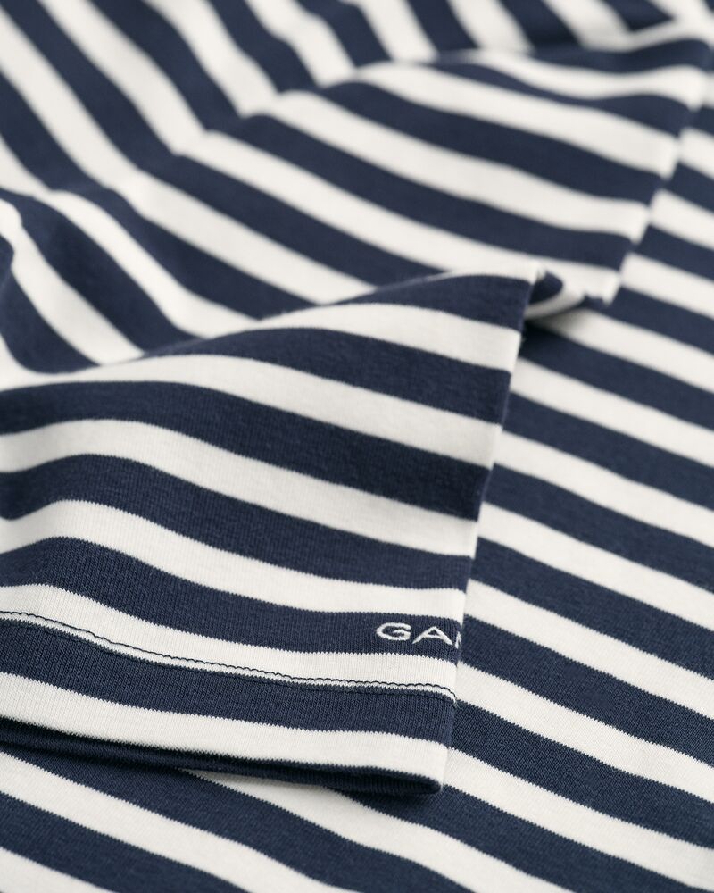 GANT Slim Striped 1X1 Ribbed Ss T-Shirt/Majica 4203493