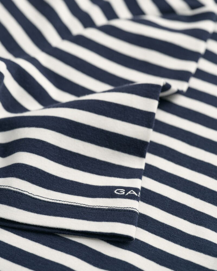 GANT Slim Striped 1X1 Ribbed Ss T-Shirt/Majica 4203493