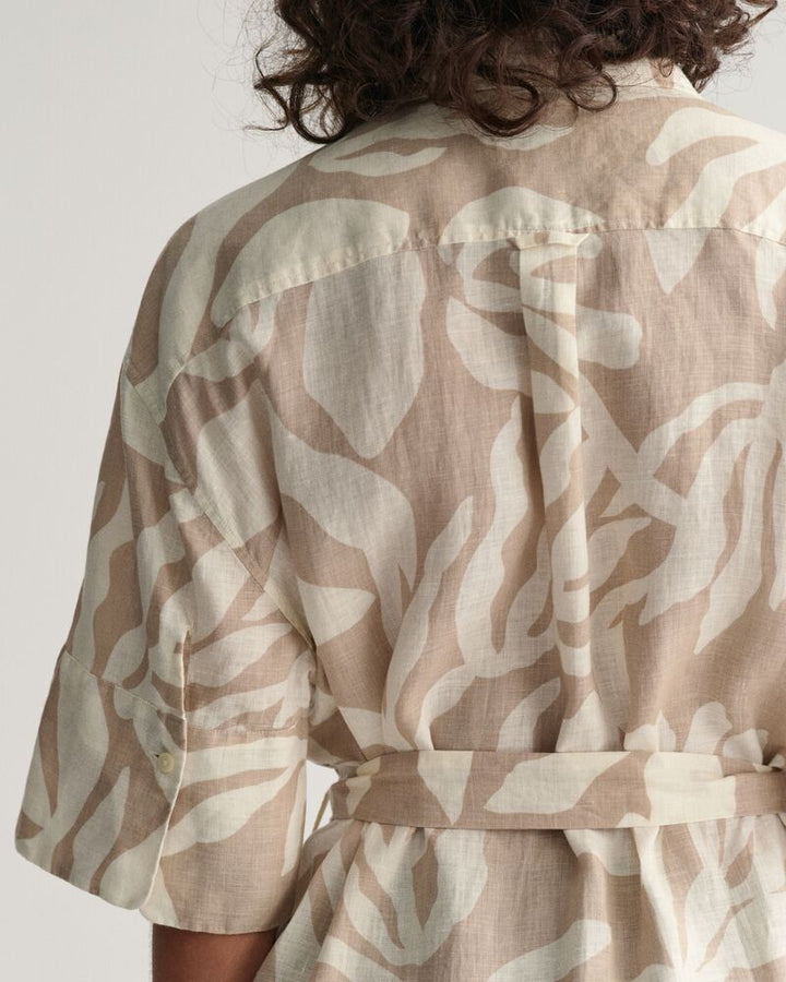 GANT Rel Palm Print Linen Shirt Dress/Haljina 4503317
