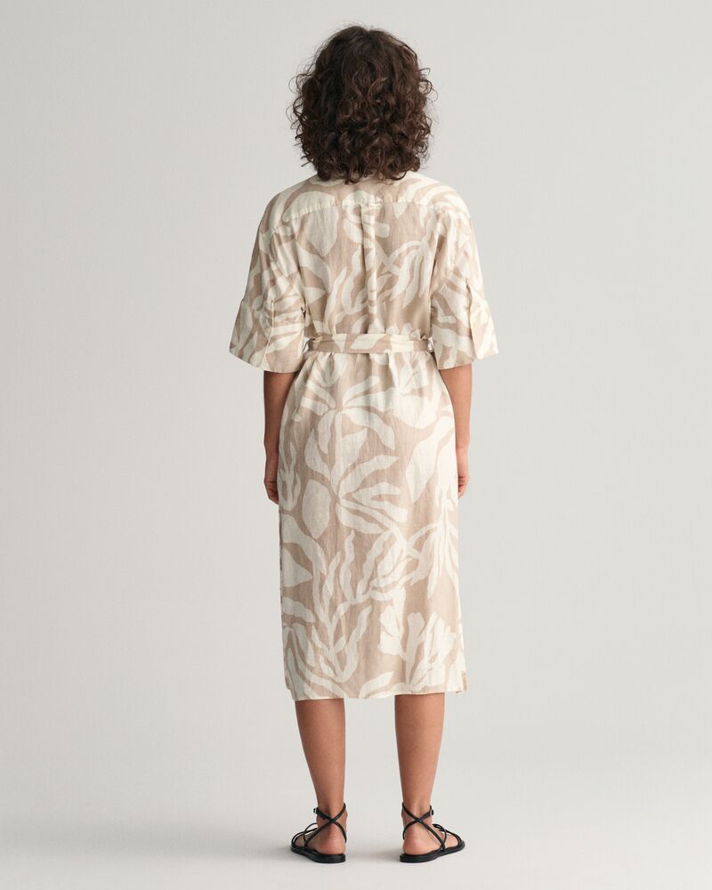 GANT Rel Palm Print Linen Shirt Dress/Haljina 4503317