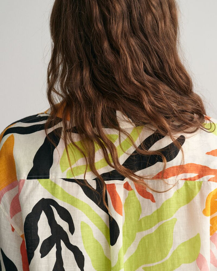 GANT Rel Palm Print Ss Linen Caftan/Haljina 4503329
