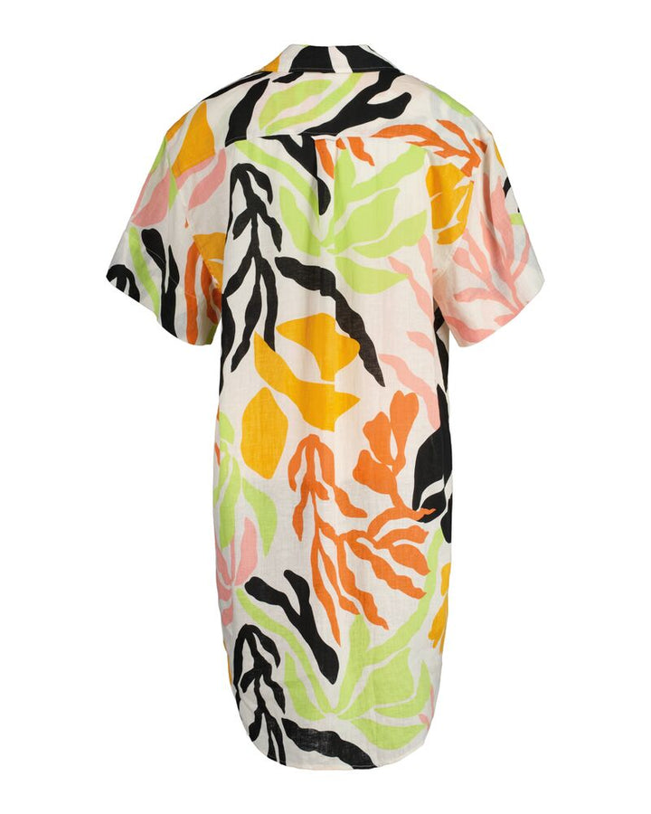 GANT Rel Palm Print Ss Linen Caftan/Haljina 4503329