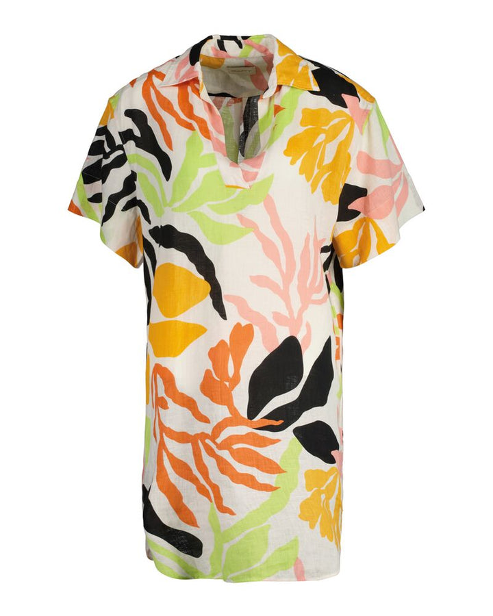 GANT Rel Palm Print Ss Linen Caftan/Haljina 4503329