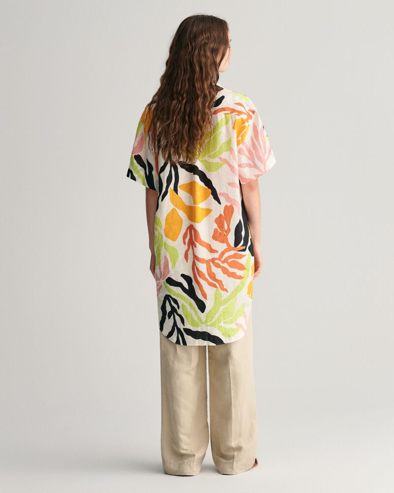 GANT Rel Palm Print Ss Linen Caftan/Haljina 4503329