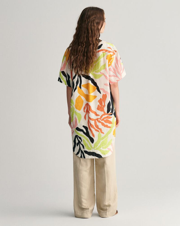 GANT Rel Palm Print Ss Linen Caftan/Haljina 4503329