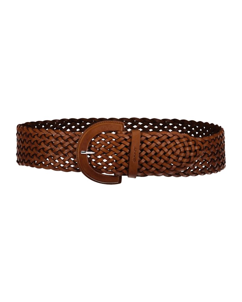 GANT Wide Braided Leather Waist Belt/Remen 4940022