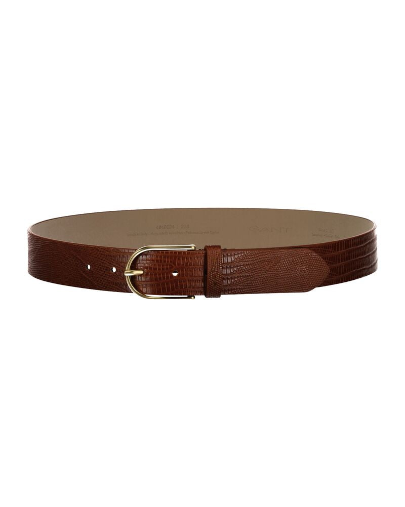 GANT Lizard Pattern Leather Belt/Remen 4940024