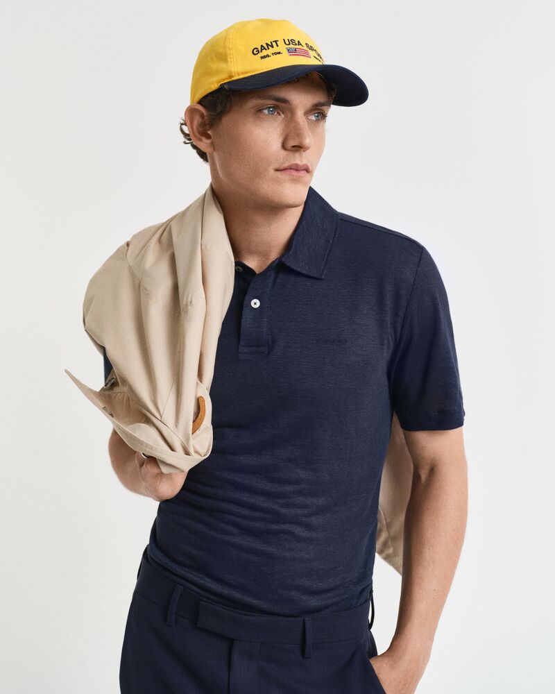 GANT Linen Ss Polo/Polo Majica 2014034