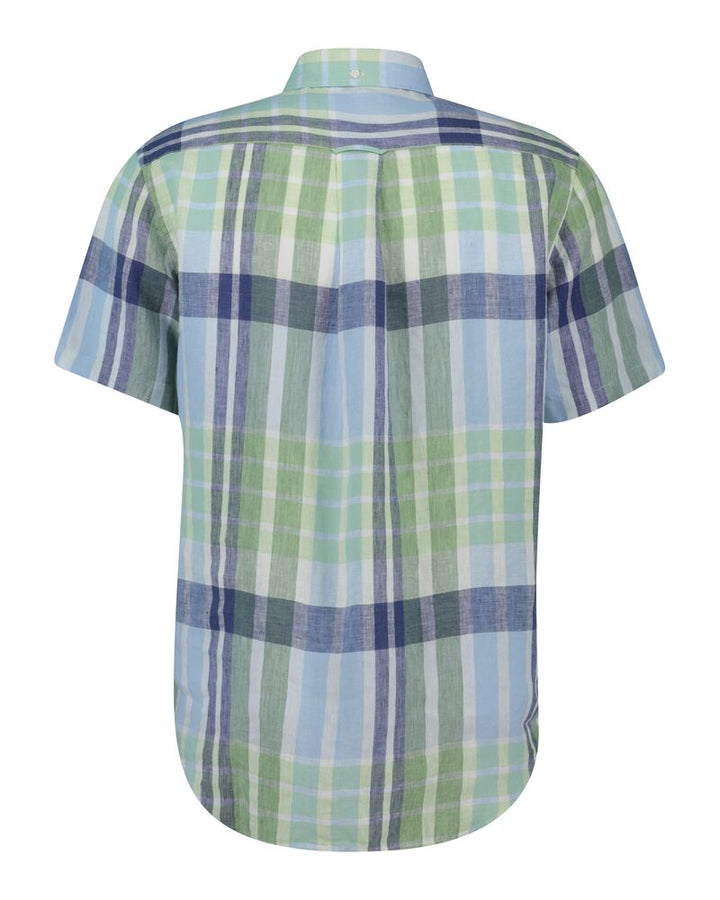 GANT Reg Linen Madras Ss Shirt/Košulja 3250075
