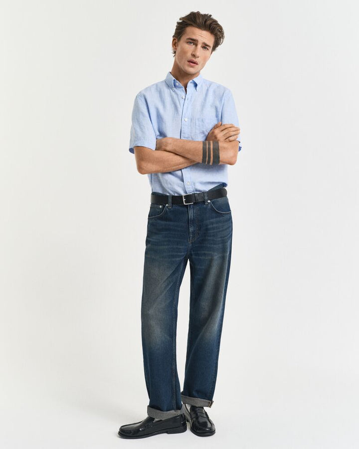 GANT Reg Linen Ss Shirt/Košulja 3250077