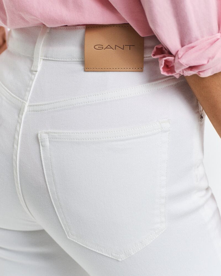 GANT Slim Cropped White Jeans/Traperice 4100224