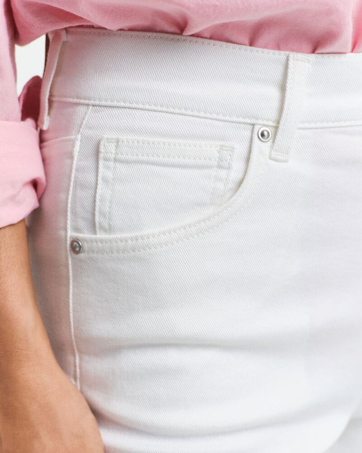 GANT Slim Cropped White Jeans/Traperice 4100224
