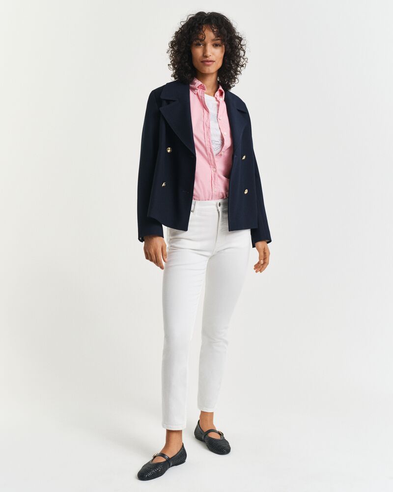 GANT Slim Cropped White Jeans/Traperice 4100224