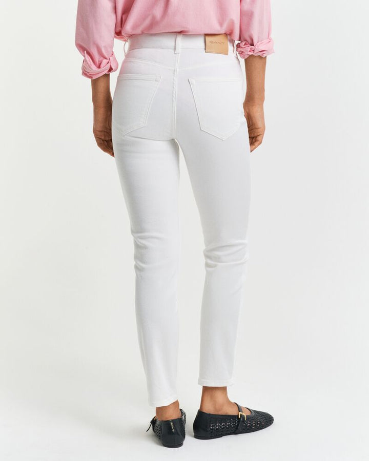 GANT Slim Cropped White Jeans/Traperice 4100224
