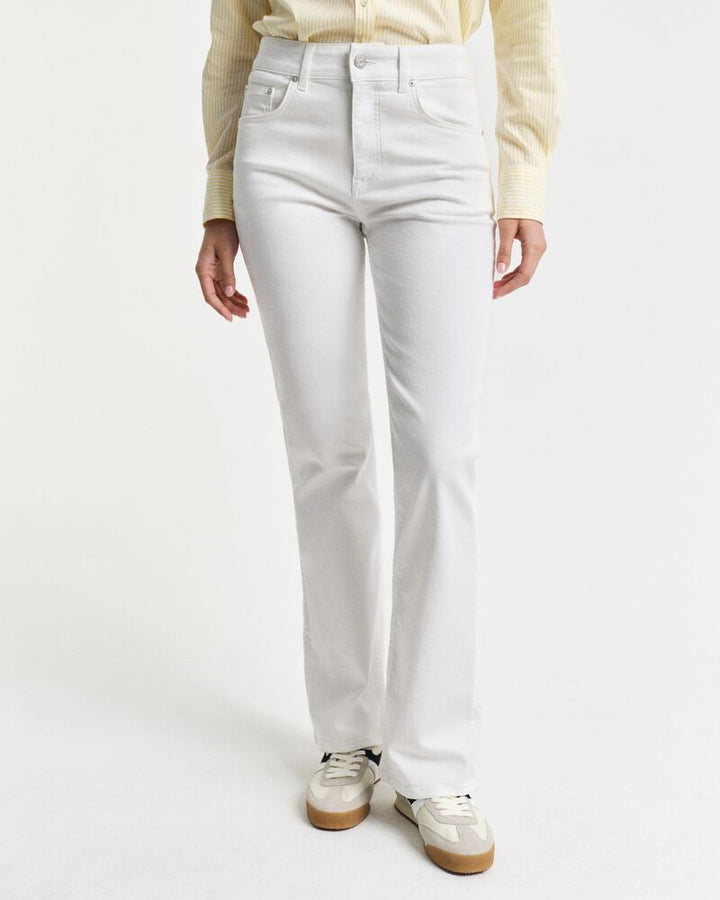 GANT Slim Flare White Jeans/Hlače 4100249