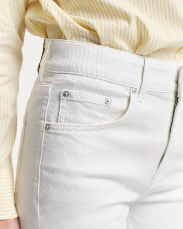 GANT Slim Flare White Jeans/Hlače 4100249