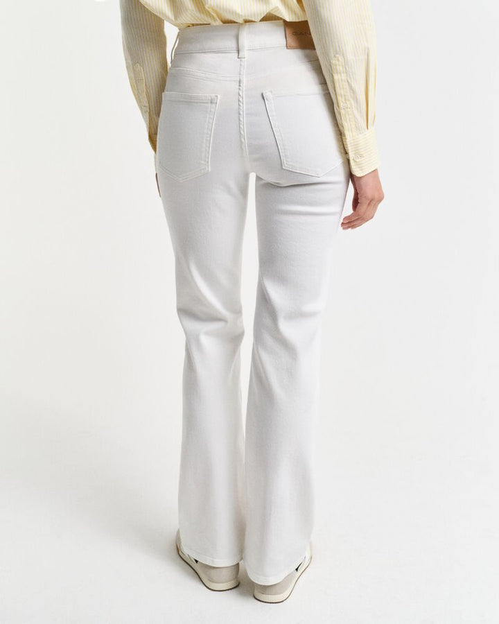 GANT Slim Flare White Jeans/Hlače 4100249