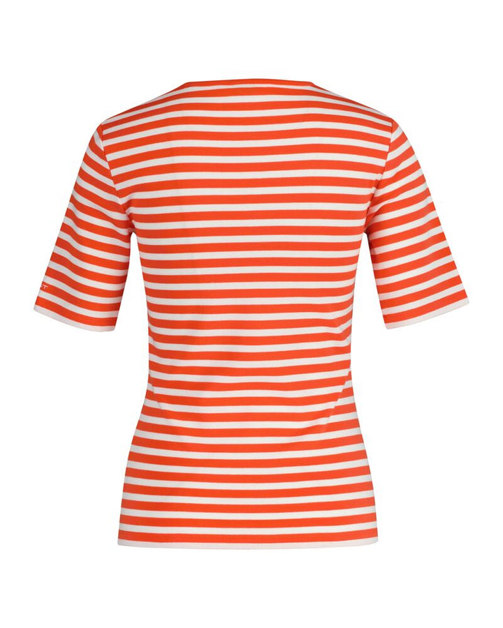 GANT Slim Striped 1X1 Ribbed Ss T-Shirt/Majica 4203493