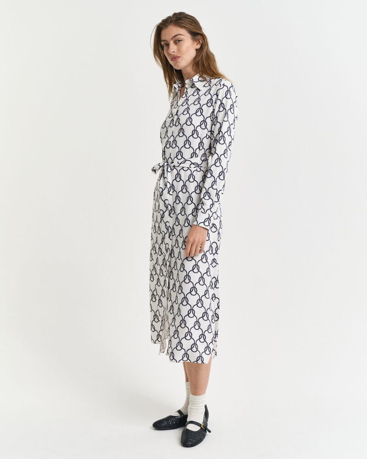 GANT Slim Rope Print Shirt Dress/Haljina 4503396