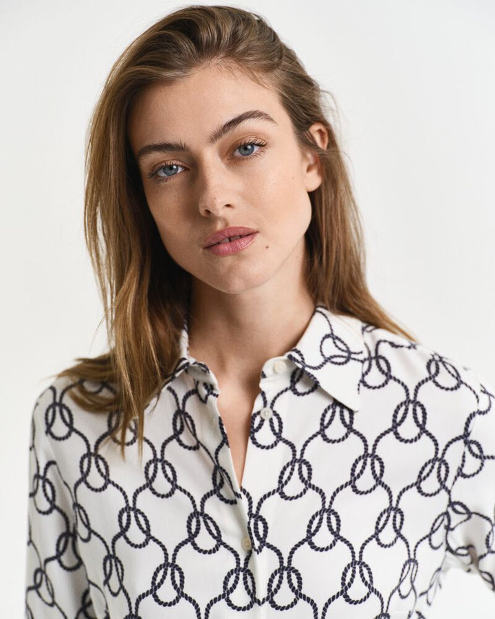 GANT Slim Rope Print Shirt Dress/Haljina 4503396