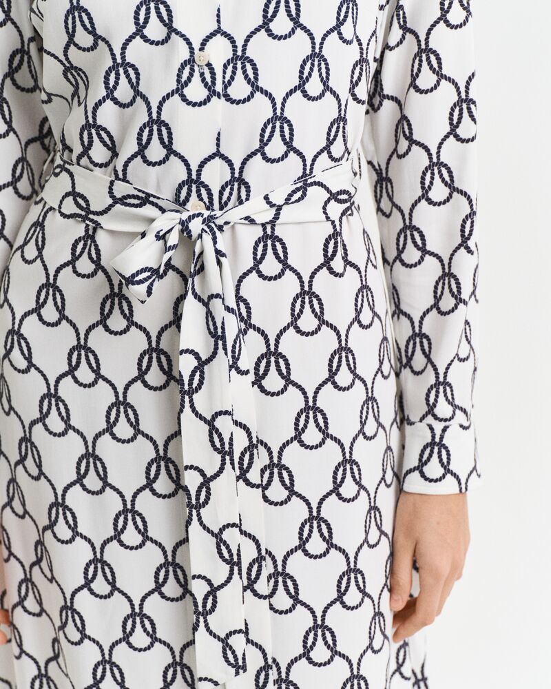GANT Slim Rope Print Shirt Dress/Haljina 4503396