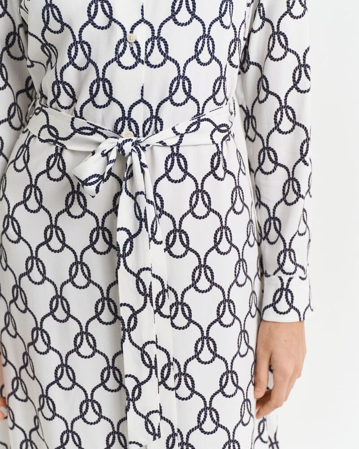 GANT Slim Rope Print Shirt Dress/Haljina 4503396
