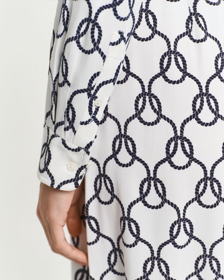 GANT Slim Rope Print Shirt Dress/Haljina 4503396