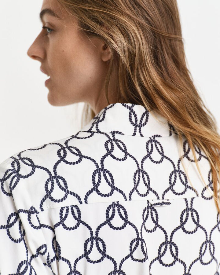 GANT Slim Rope Print Shirt Dress/Haljina 4503396