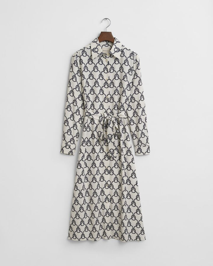 GANT Slim Rope Print Shirt Dress/Haljina 4503396