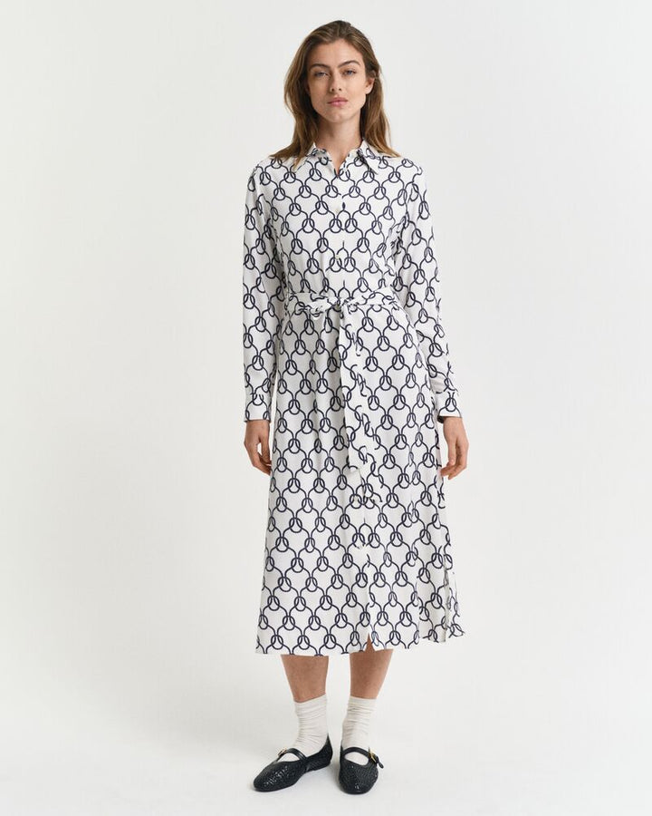 GANT Slim Rope Print Shirt Dress/Haljina 4503396