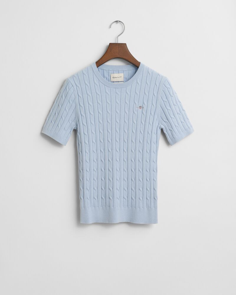 GANT Stretch Cotton Cable Ss C-Neck/Pulover 4800105