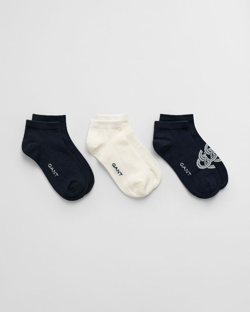 GANT Monogram Ankle Socks 3-Pack/Čarape 2/1 4960248